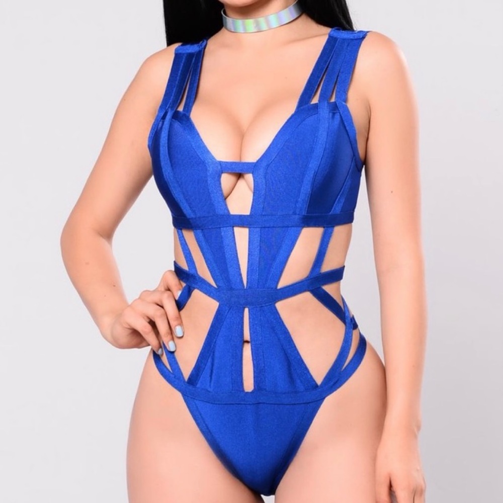 Bandage One Piece Swimsuit by WowCouture NEW